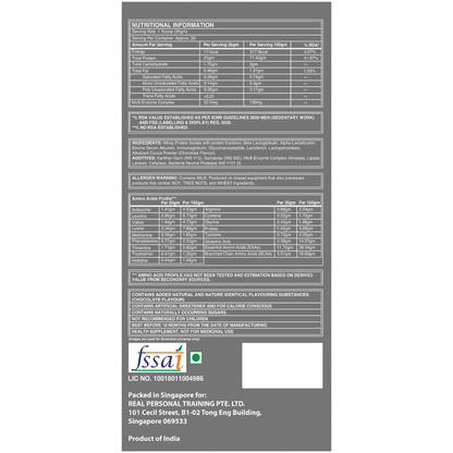 Unreal: Whey Protein Isolate Bag (1.05KG)